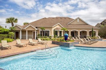 resort-style pool in our apartments in webster tx